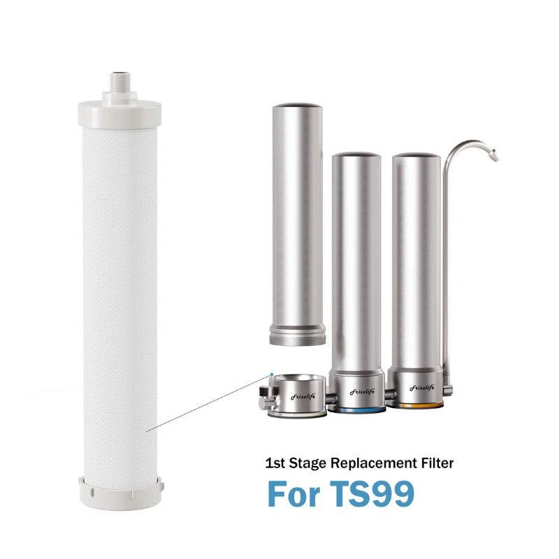 Frizzlife DSFPP Replacement Filter For TS99 Countertop Water System - 1st Stage Replacement Filter