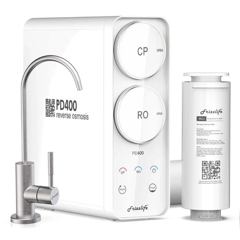 Frizzlife PD400 Tankless Reverse Osmosis System - 400 GPD