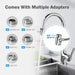 Frizzlife SS99, DS99 and TS99 Countertop Water Filter System - Comes with Multiple Adapters