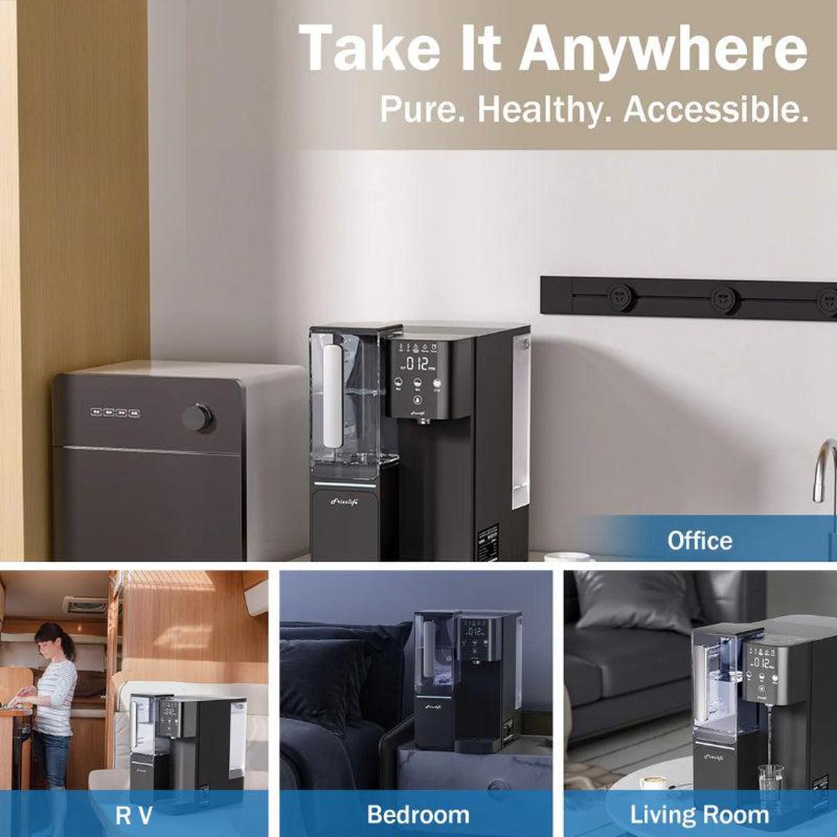 Frizzlife WB99 Countertop Reverse Osmosis System - Take It Anywhere