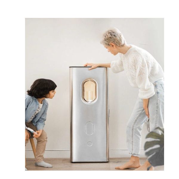 Kara Pure Atmospheric Water Generator Pouring Water With Woman and  Child Watching