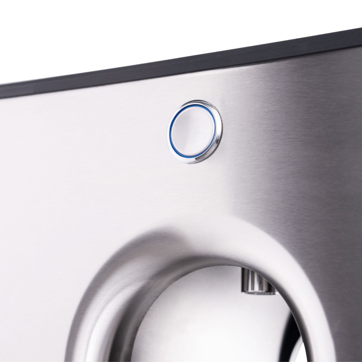 Kara Pure 2 front power button close-up