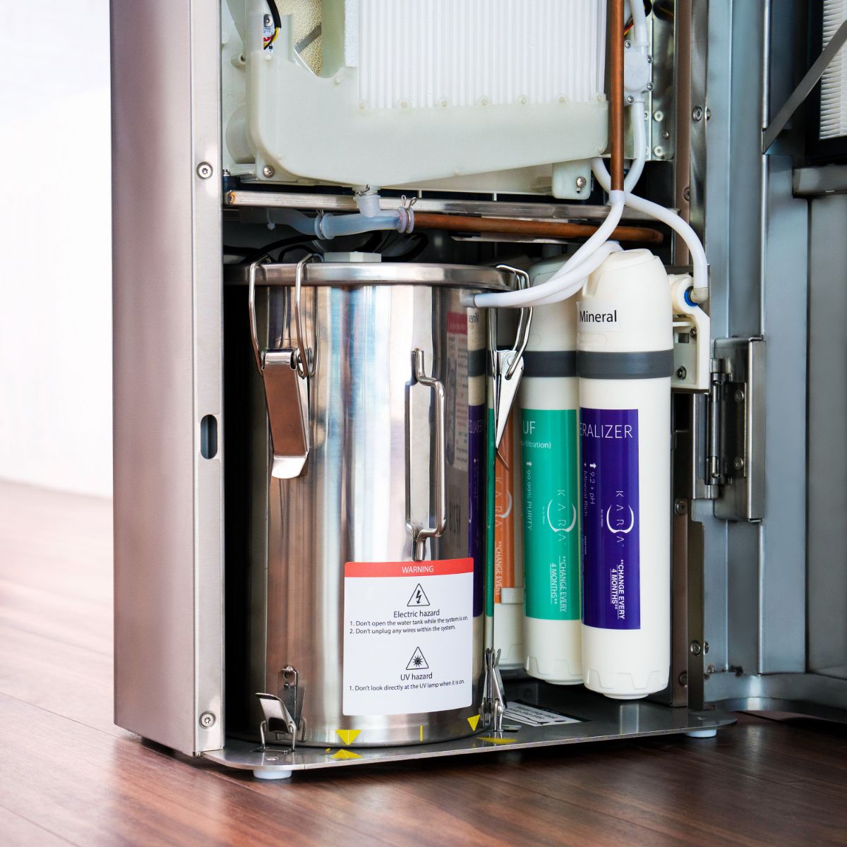 Kara Pure 2 internal water filtration components