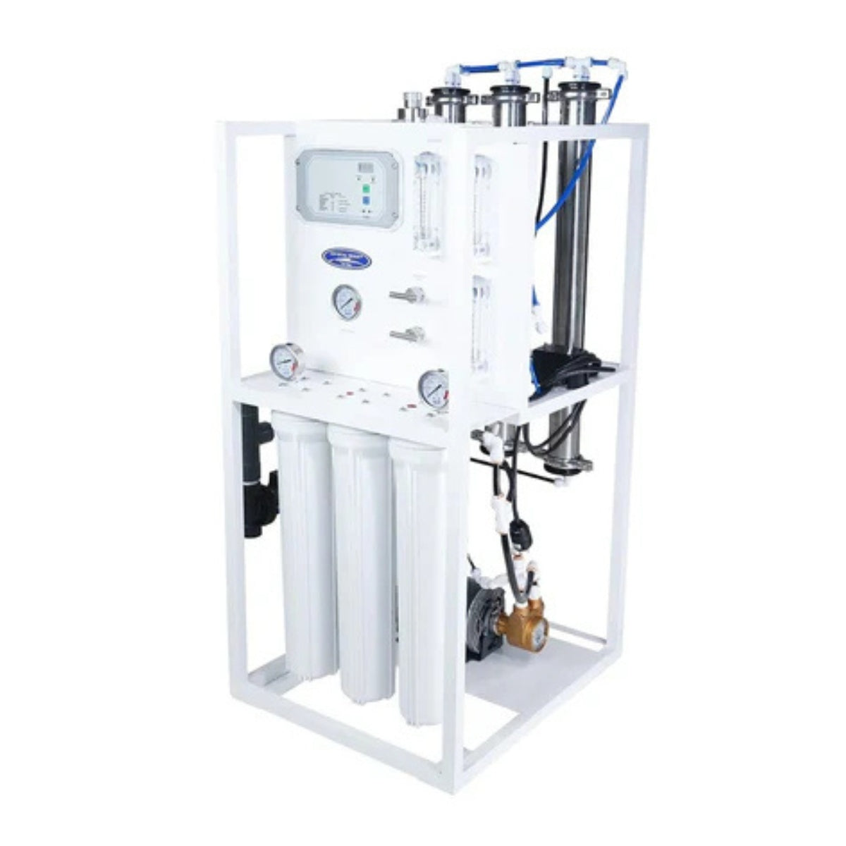 Medical Mid-Flow Reverse Osmosis System - 1000 GPD Standalone System Angled View