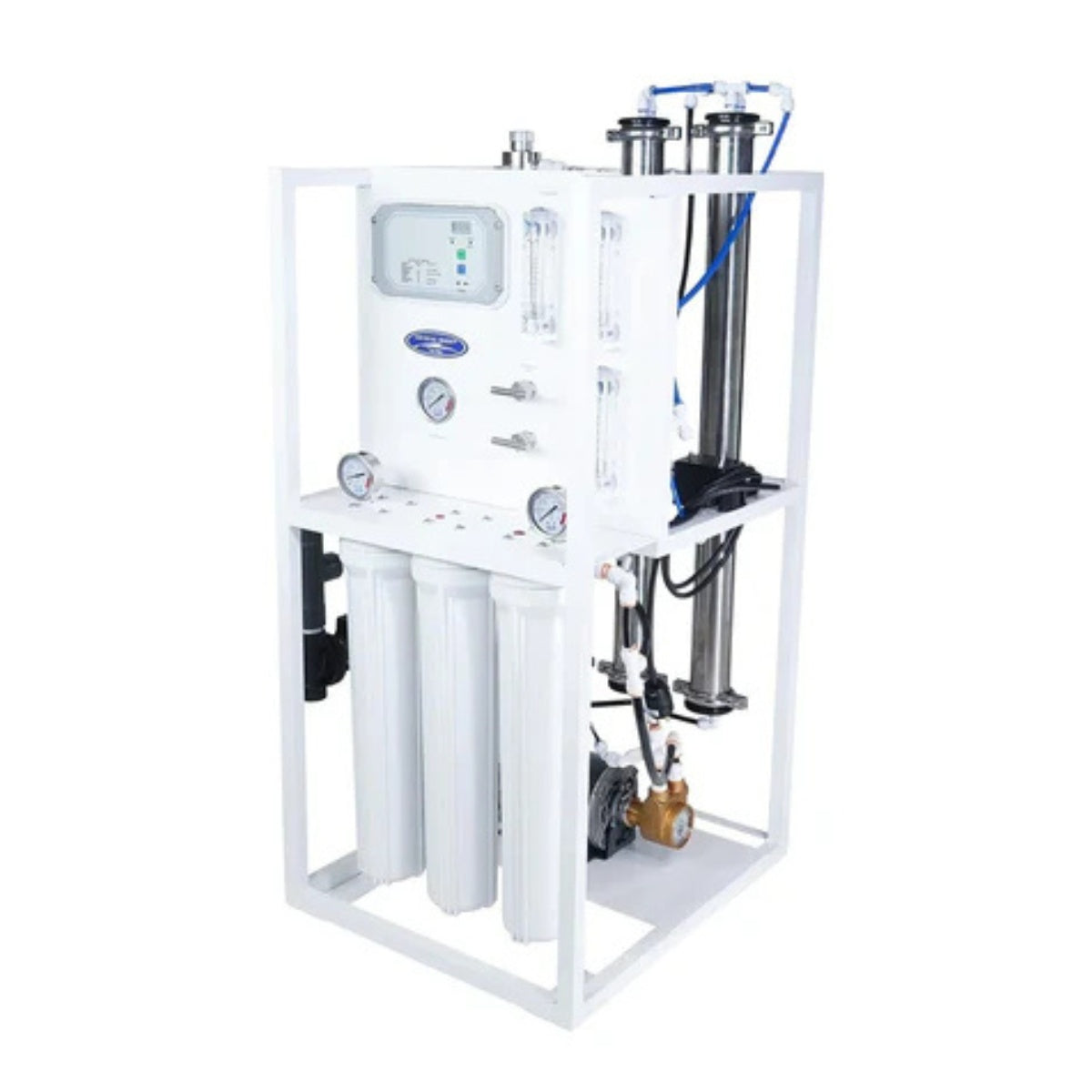 Medical Mid-Flow Reverse Osmosis System - 1500 GPD Standalone System Angled View