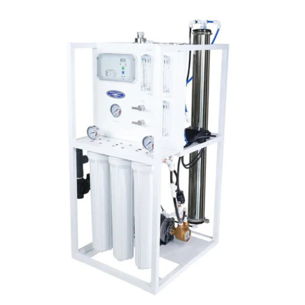Medical Mid-Flow Reverse Osmosis System - 1800 GPD Standalone System Angled View