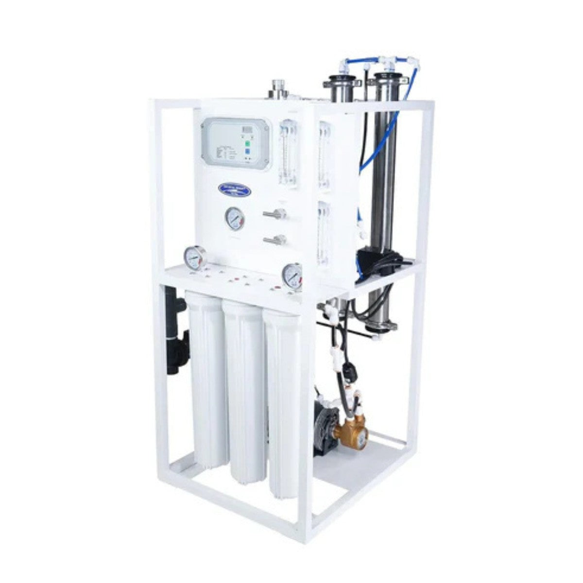 Medical Mid-Flow Reverse Osmosis System - 500 GPD Standalone System Angled View