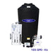 Medical Mid-Flow Reverse Osmosis System - 500 GPD System with 165 GAL Storage Tank Kit Front View