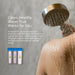 NuvoH2O Manor Trio replacement filters delivering clean healthy salt free water for showers and everyday home use