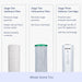 NuvoH2O Manor Trio replacement sediment chloramine and softener cartridges three stage whole home filtration