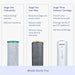 NuvoH2O Manor Trio three stage filtration chloramine filter iron filter and salt free softener cartridge