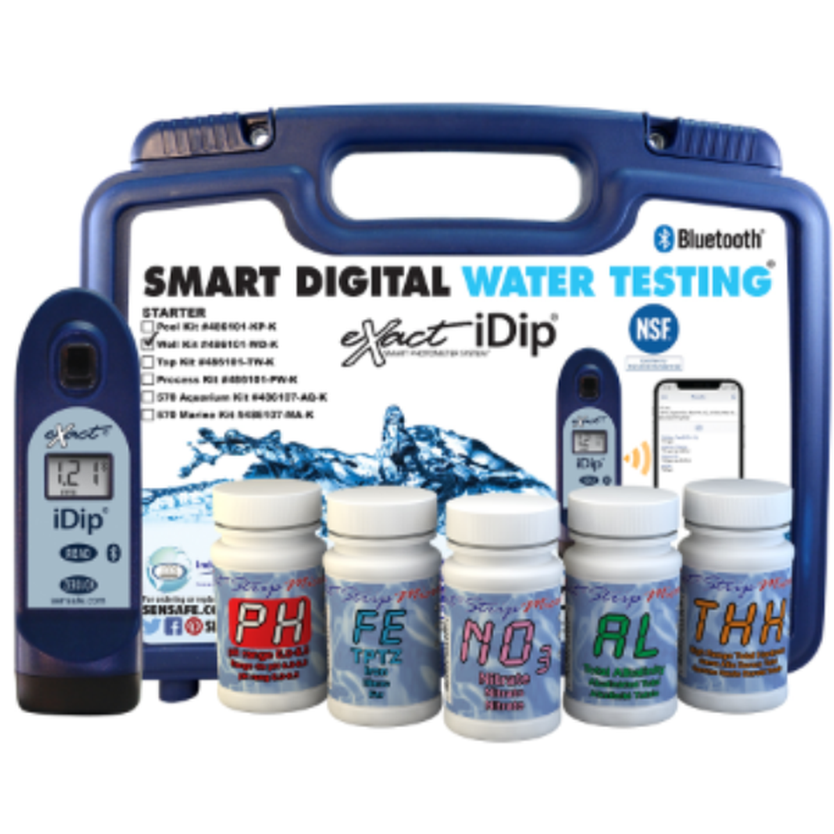 SenSafe eXact iDip® Well Driller Starter Kit Contents