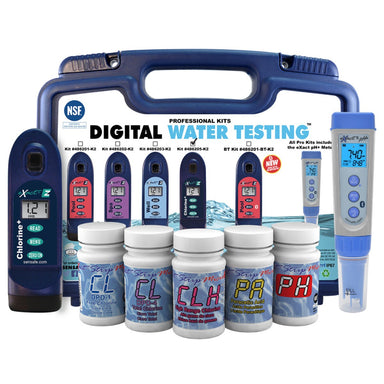 SenSafe Chlorine + eXact EZ Photometer - Professional Kit Showing all the Components