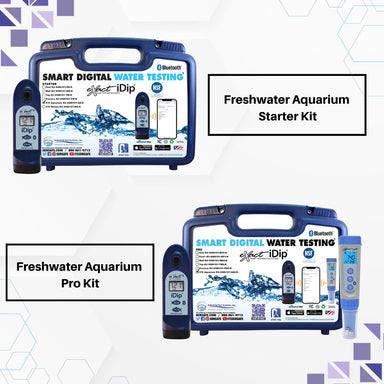 SenSafe eXact iDip 570 Freshwater Aquarium Kits - Starter and Professional Kits shown