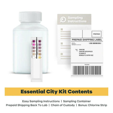 SimpleLab - City Water Test Kits - Essential Kit Contents
