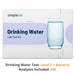 SimpleLab Metals and Minerals Water Test Kit - Drinking Water Test Level 3 + Bacteria Front View