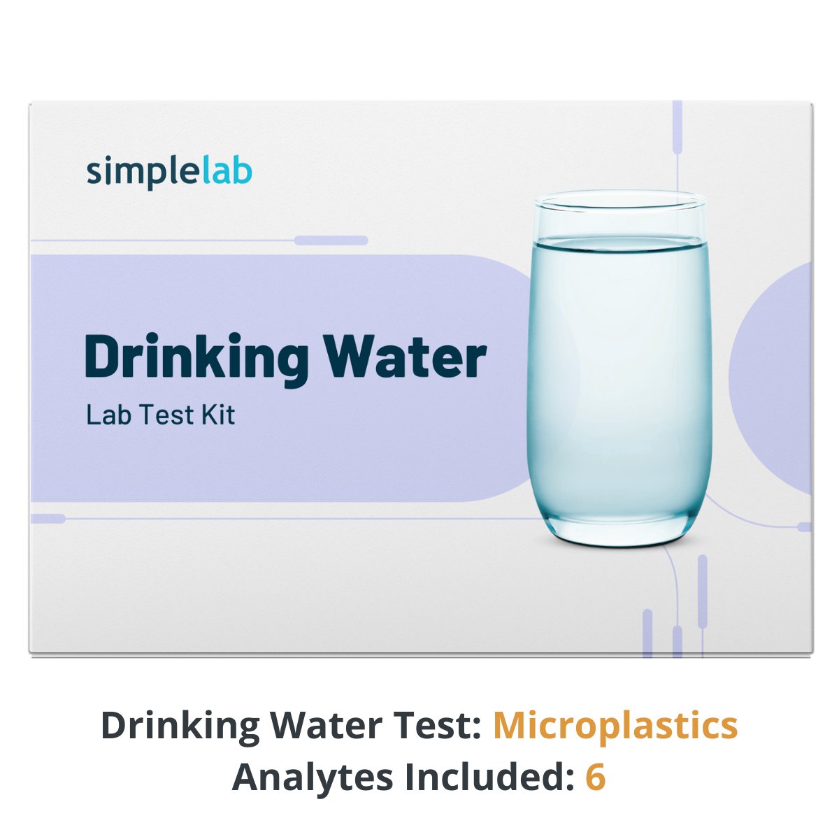 SimpleLab Microplastics Water Test Kits - Drinking Water Test Microplastics