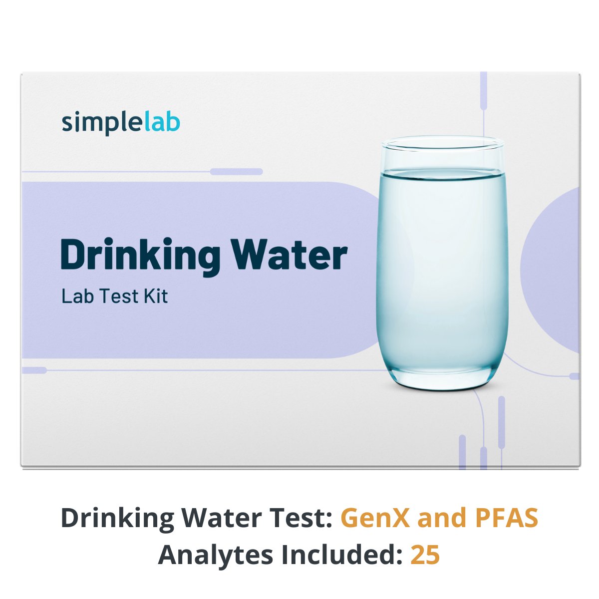 SimpleLab PFAS Water Test Kits - GenX and PFAS Test Kit