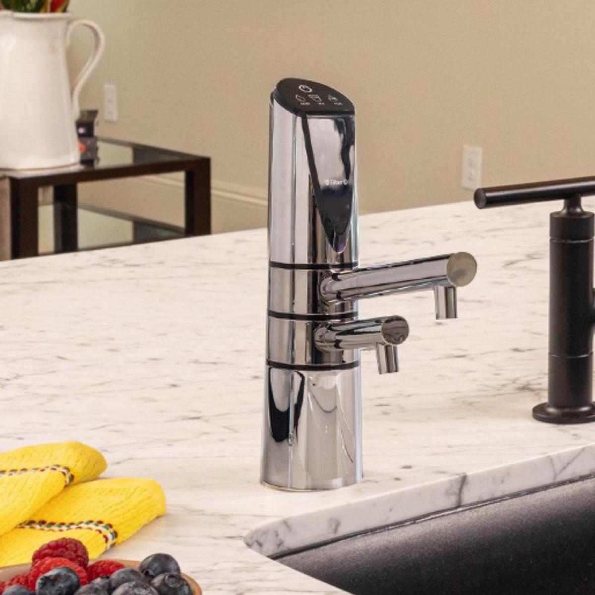 UltraWater Delphi H2 Undersink Water Ionizer Chrome - Lifestyle image