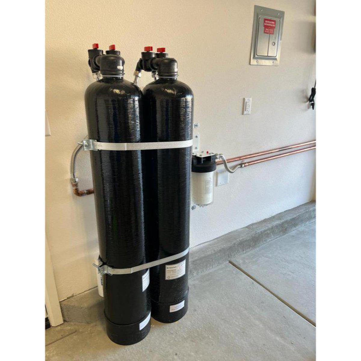 UltraWater UltraHome Premium + Salt-Free Softener Combo two tanks