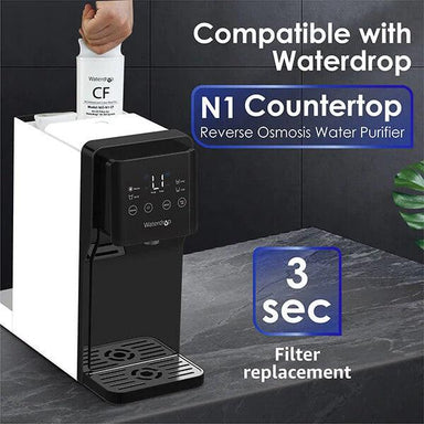 Waterdrop CF Filter for WD-N1-W Countertop RO Water Filtration System - Compatible with N1 Countertop RO System