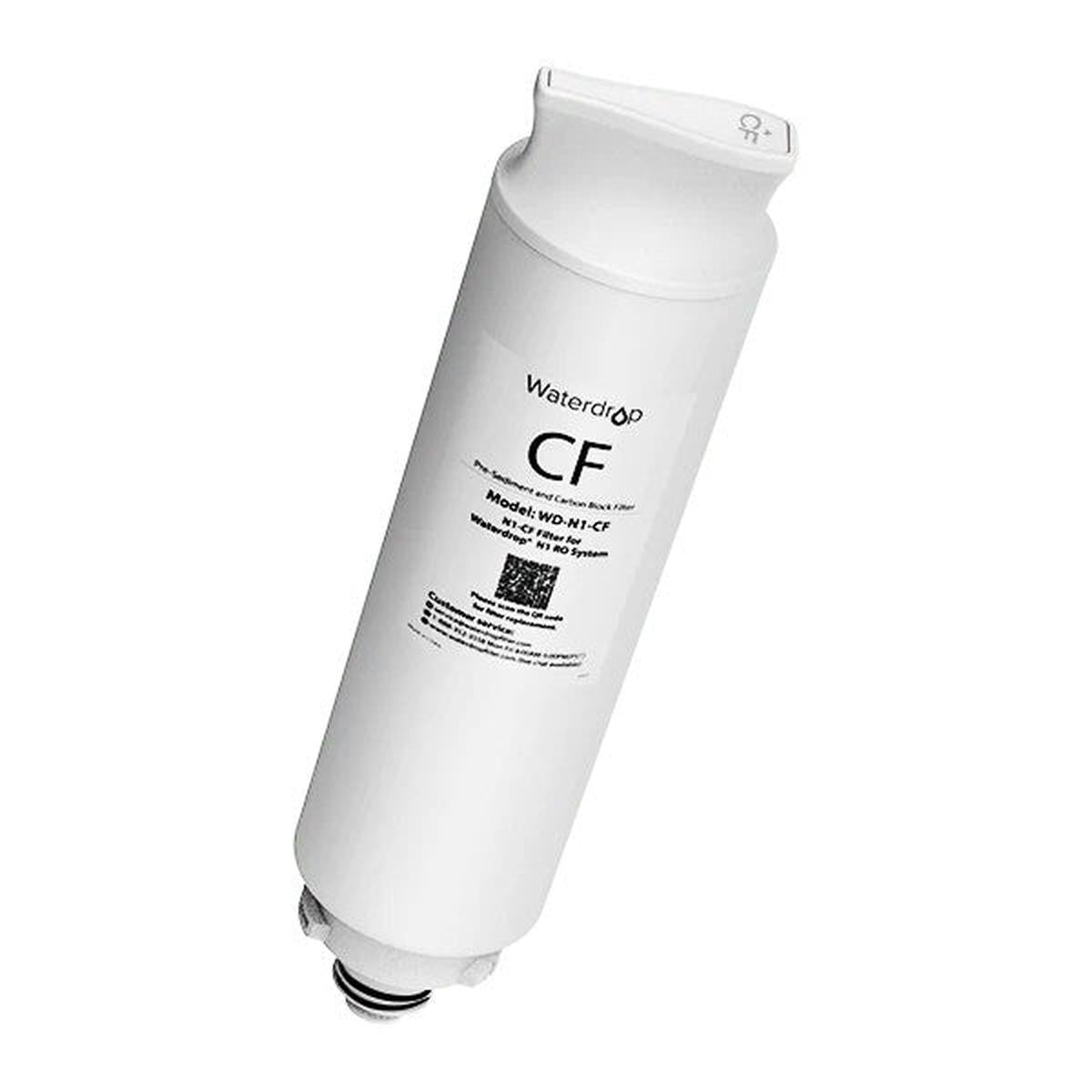 Waterdrop CF Filter for WD-N1-W Countertop RO Water Filtration System Side View