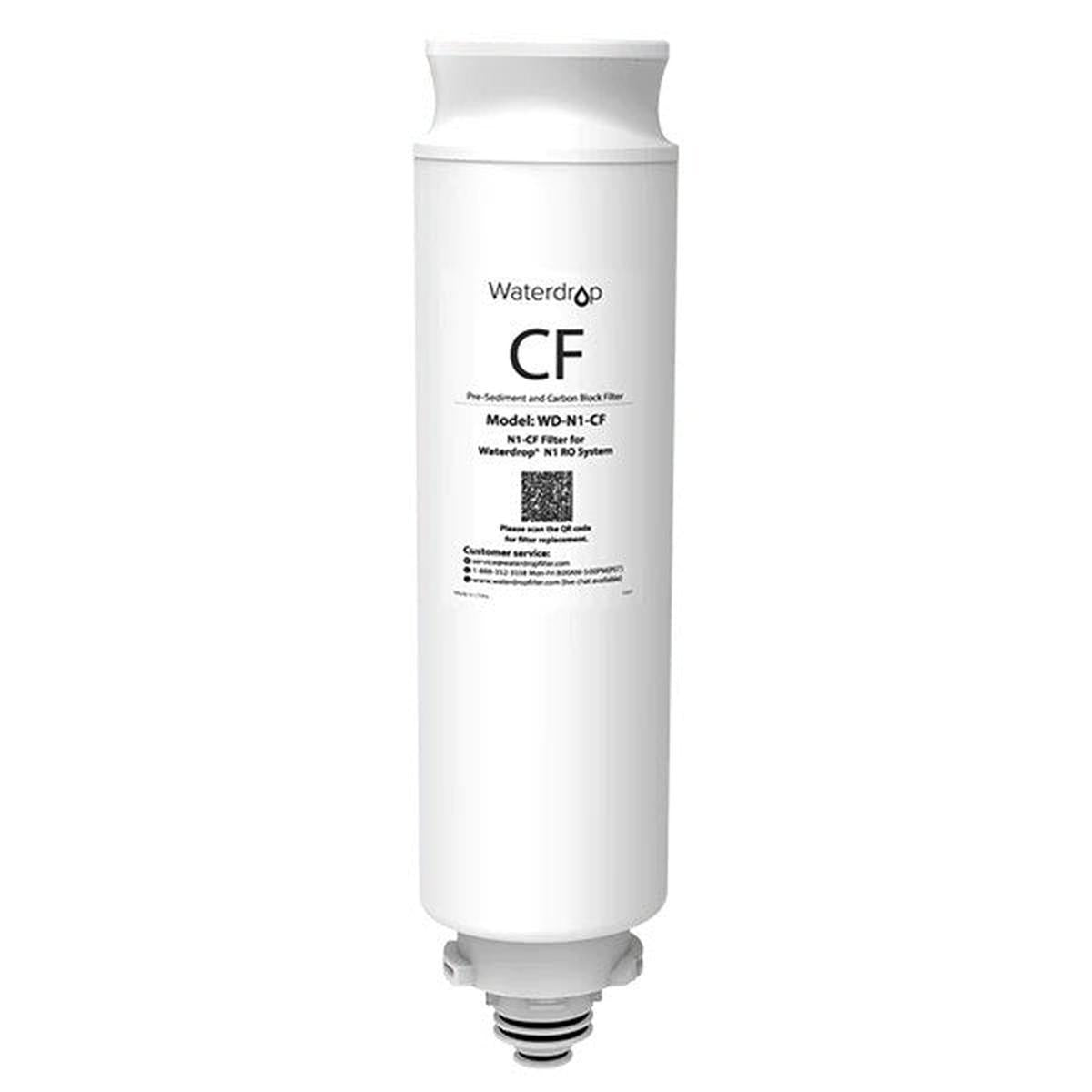 Waterdrop CF Filter for WD-N1-W Countertop RO Water Filtration System - Studio Image