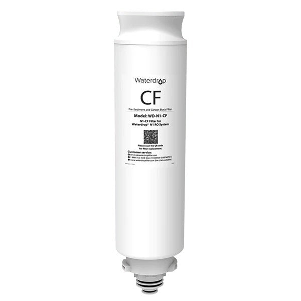 Waterdrop CF Filter for WD-N1-W Countertop RO Water Filtration System - Studio Image