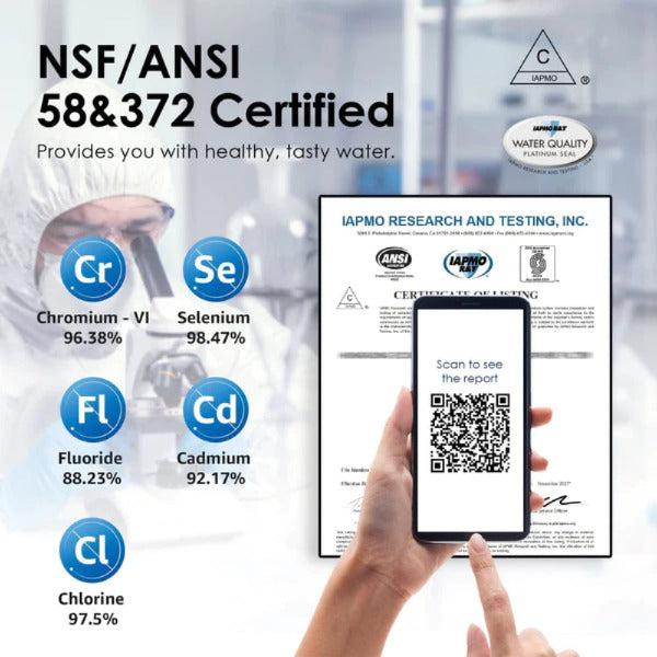 Waterdrop G3P800 Reverse Osmosis System - NSF/ ANSI Certified