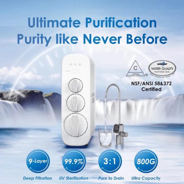 Waterdrop G3P800 Reverse Osmosis System - Ultimate Purification