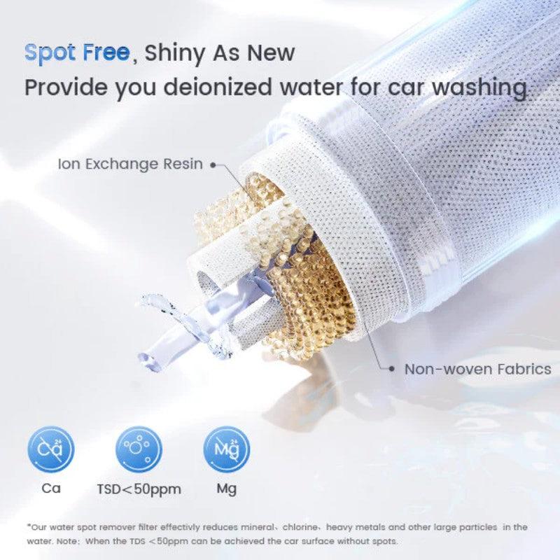 Waterdrop Spotless Car Wash System with Resin - Spot Free Shiny As New