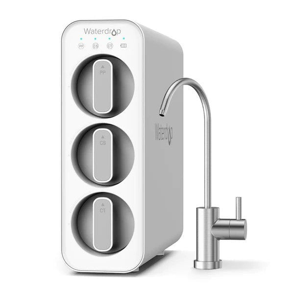 Waterdrop TSUF Ultrafiltratie Waterfilter onder de gootsteen, 0,01 micron, inhoud 15000 liter, NSF-gecertificeerd, 1 verpakking