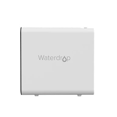 Waterdrop TSU Ultrafiltration Under Sink Filtration System - Side View with Logo