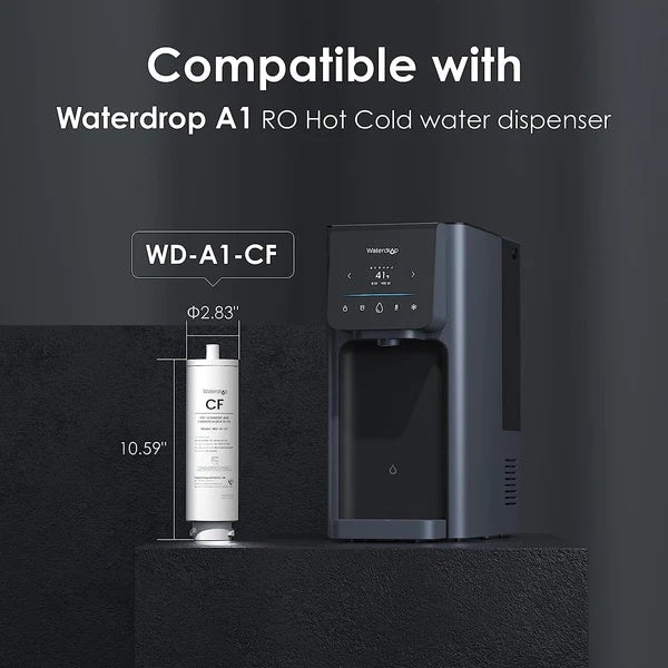 Waterdrop WD-A1-CF Filter for A1 RO Hot & Cold Water System - Compatible with A1 RO Hot and Cold Water Dispenser