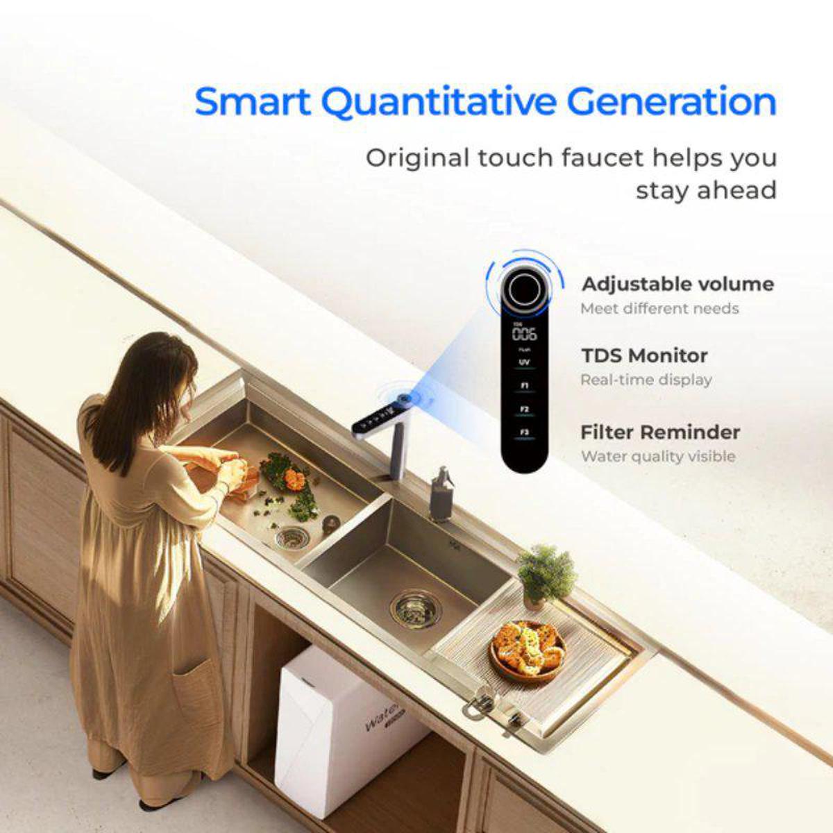 Waterdrop X12 Undersink Reverse Osmosis System - Smart Quantitative Generation