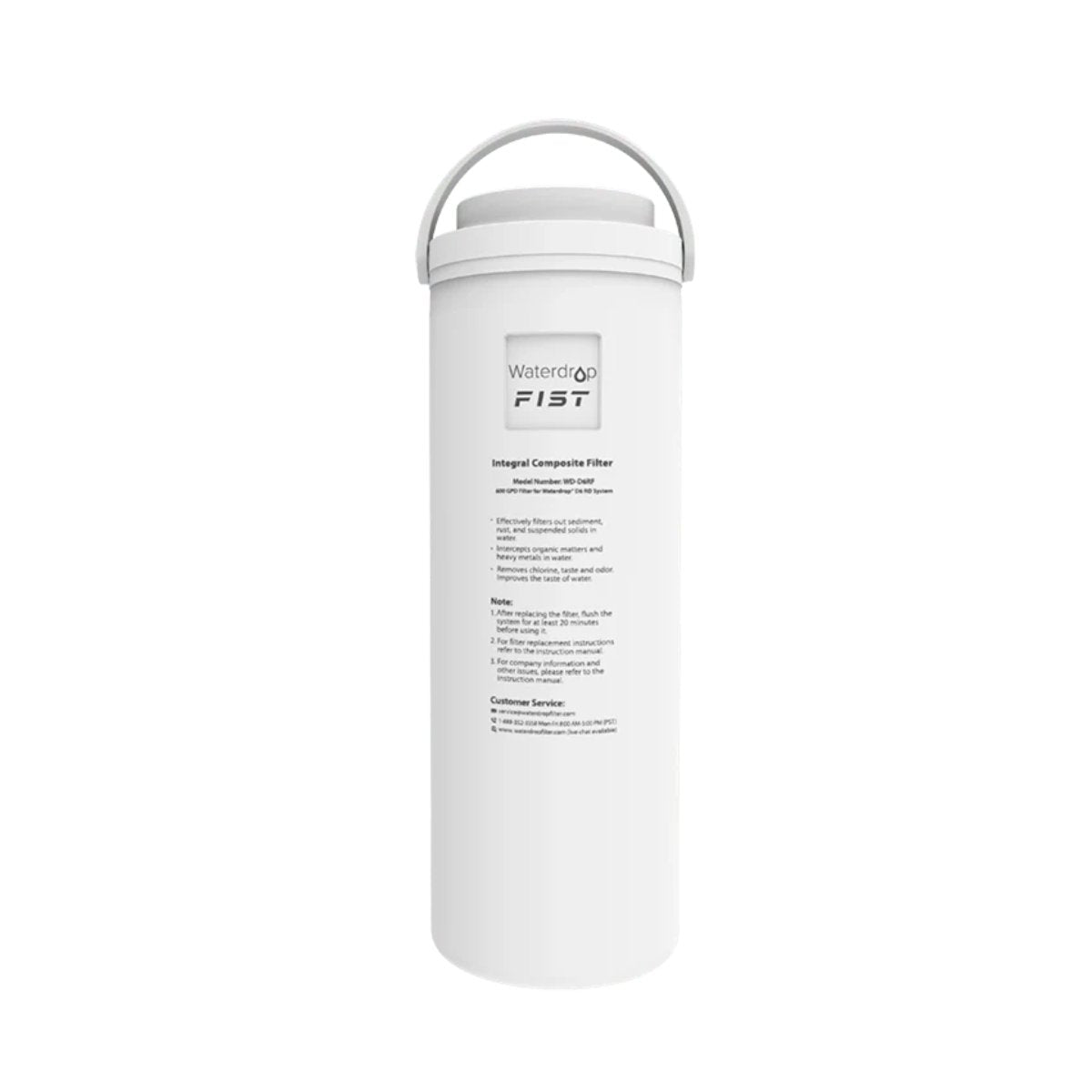 Waterdrop D6 Under Sink Reverse Osmosis System - Replacement Filter - WD-D6RF