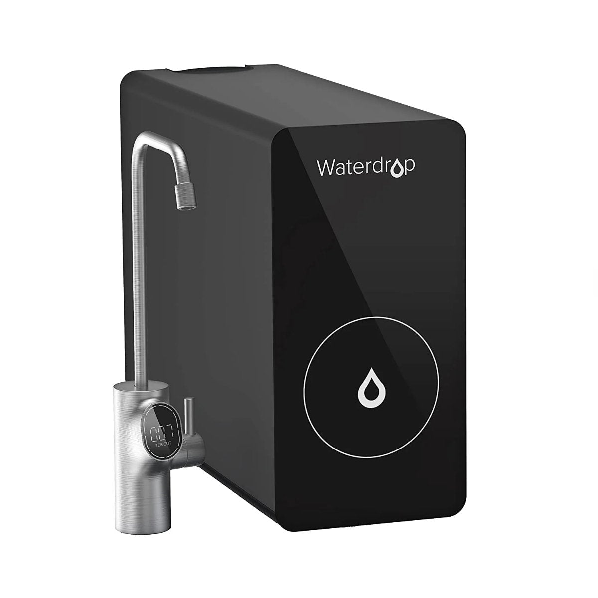 Waterdrop D6 Under Sink Reverse Osmosis System - Side View of the unit with faucet
