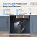 Waterdrop G5P700 Under Sink Reverse Osmosis System - Advanced Protection - Easy and Secure