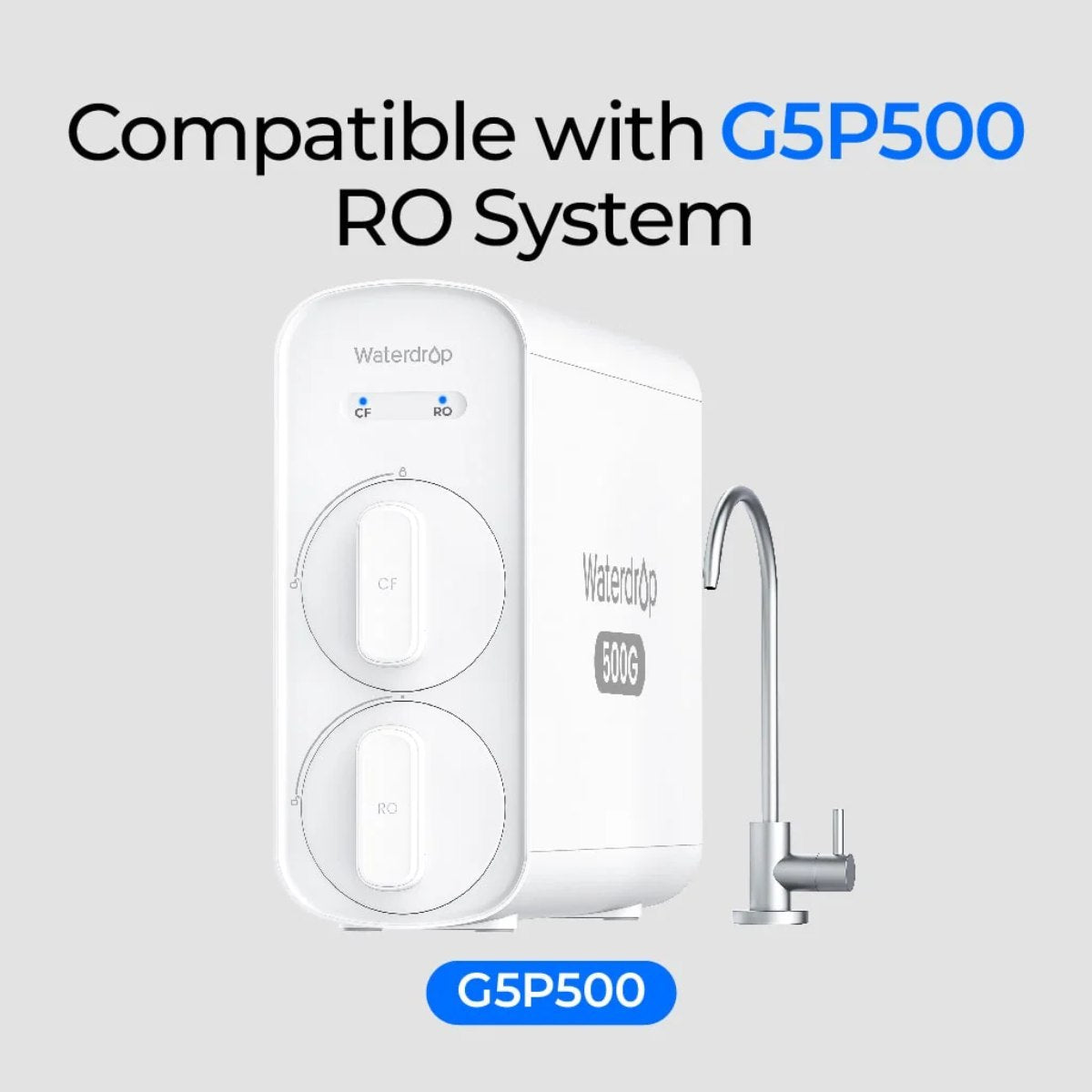 Waterdrop WD-RG15-RO Filter for G5P500 RO System - Compatible with G5P500 RO System