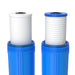 Waterdrop Whole House Water Filter System w/ Carbon & Sediment Filter - 2 Stage System - Showing the Replacement Filters