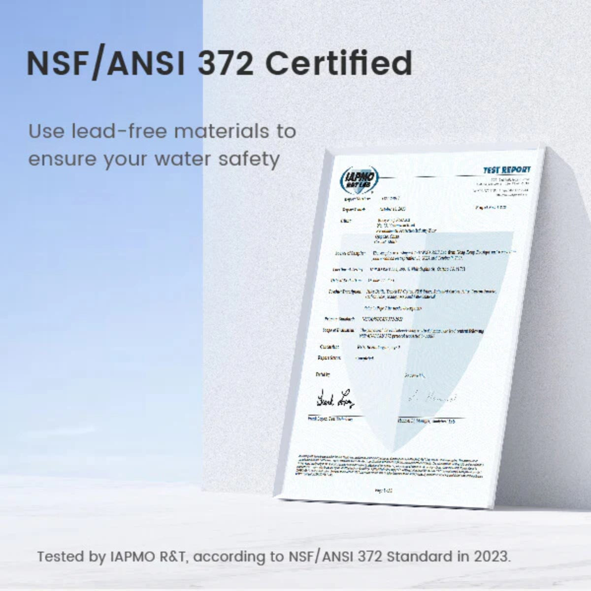 Waterdrop Whole House Water Filter System w/ Carbon & Sediment Filter - NSF / ANSI 372 Certified