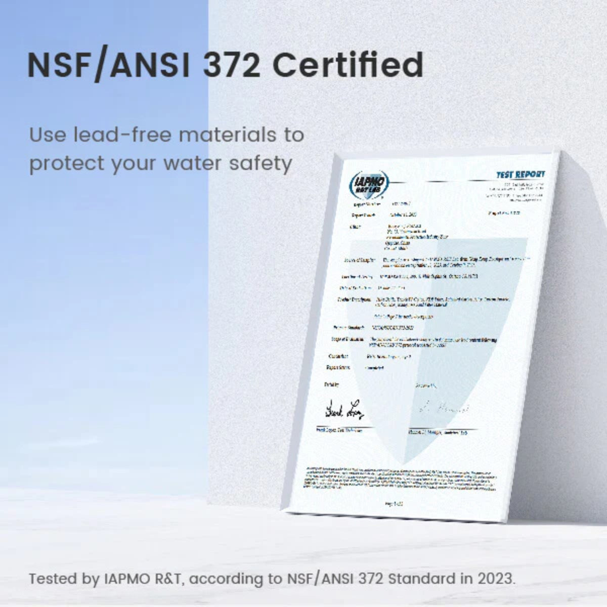 Waterdrop Whole House Water Filter System w/ Iron & Manganese Filter - NSF / ANSI 372 Certified