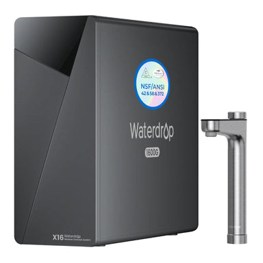 Waterdrop X16 Undersink Reverse Osmosis System - Silver Faucet