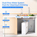 Waterdrop X8 Reverse Osmosis System Undersink - Dual Flow Water System - Pure for Drinking and Cleaning