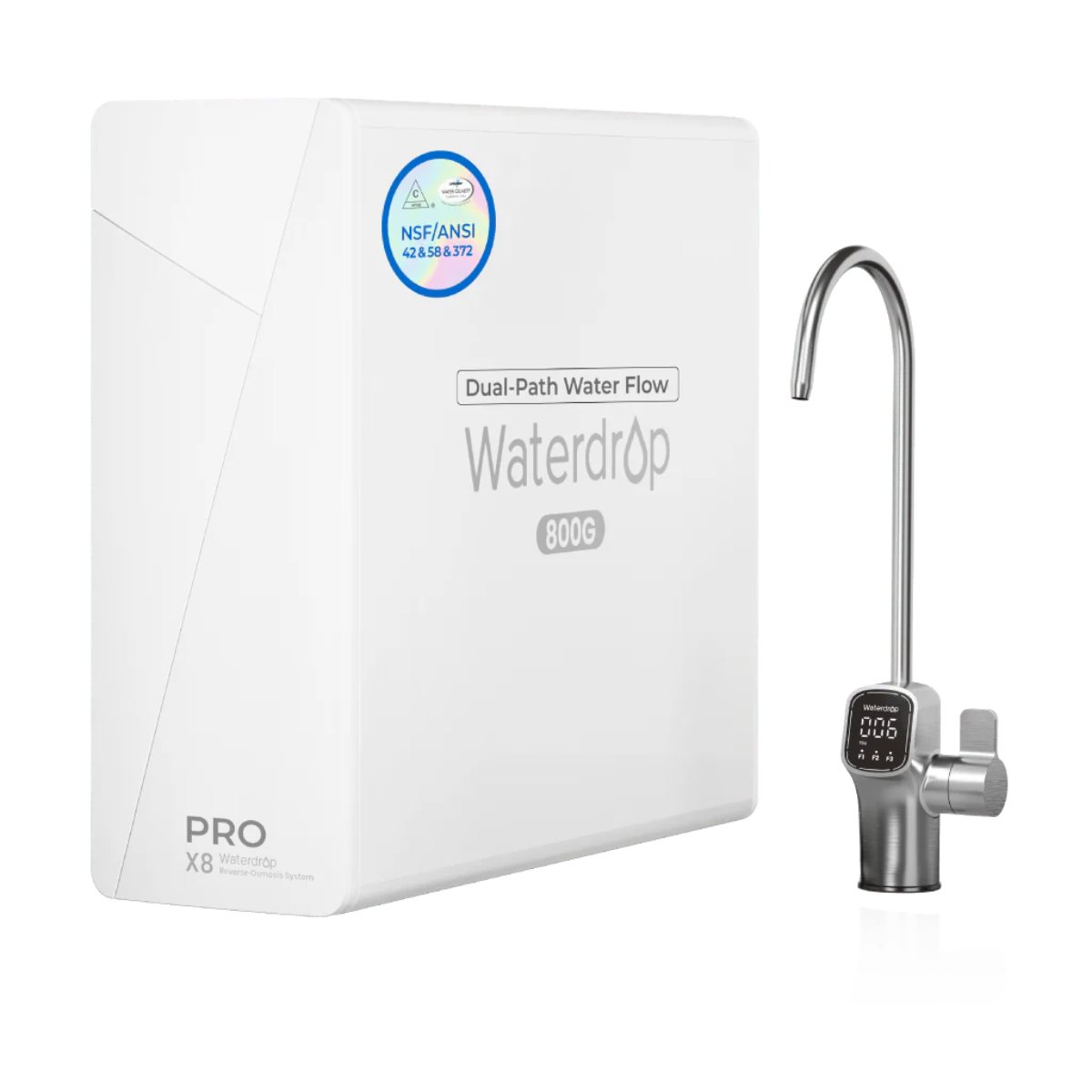 Waterdrop X8 Reverse Osmosis System Undersink - Pro RO System - Studio Image