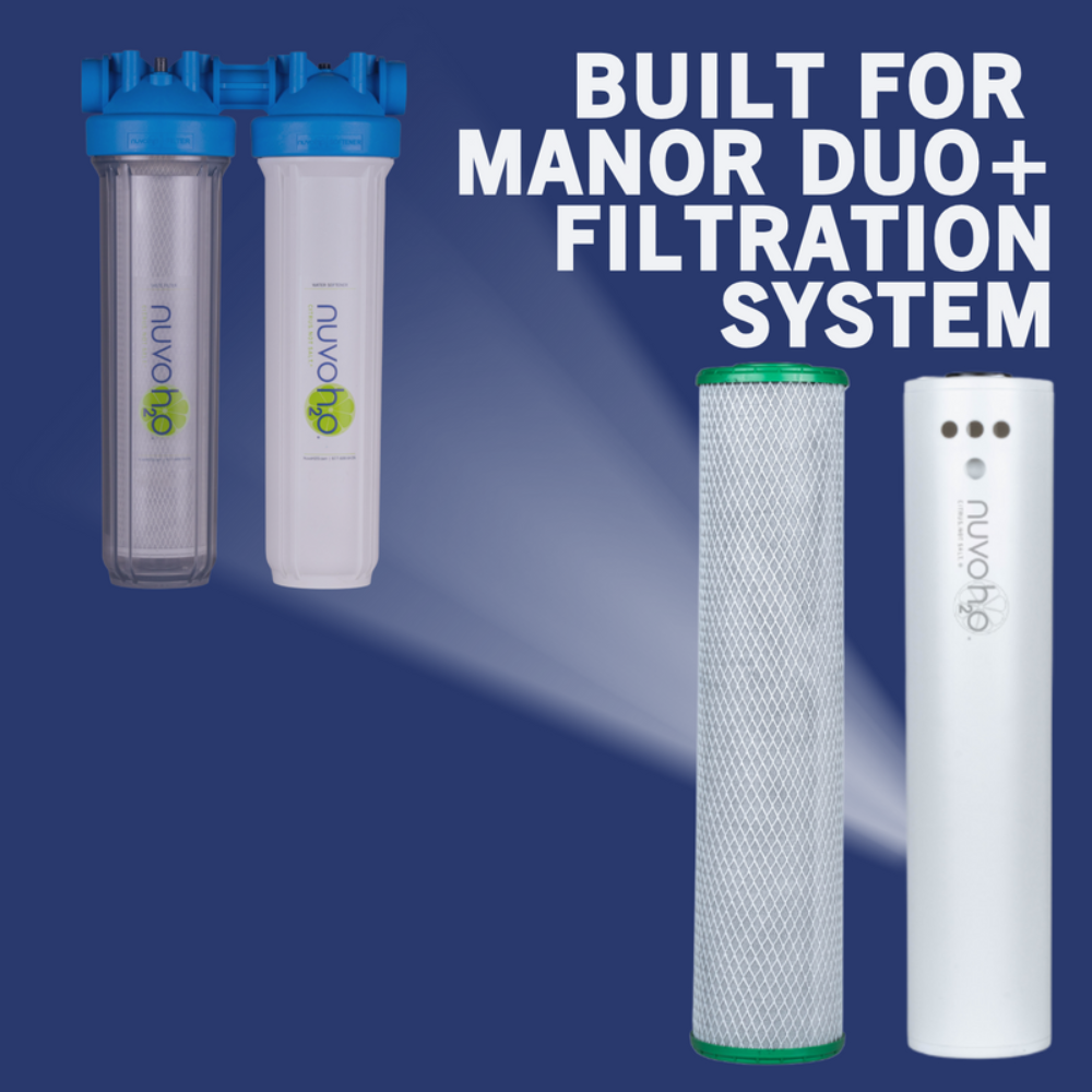 nuvoH2O Manor Duo System Replacement Cartridge + Chloramine Filtration System