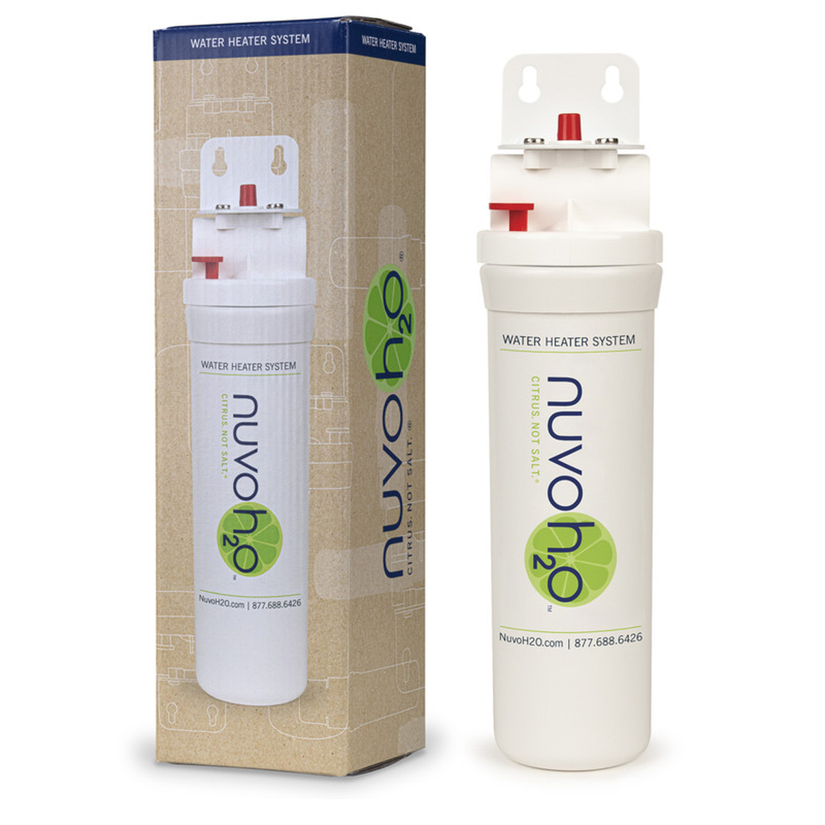 nuvoH2O Water Heater System Packaging