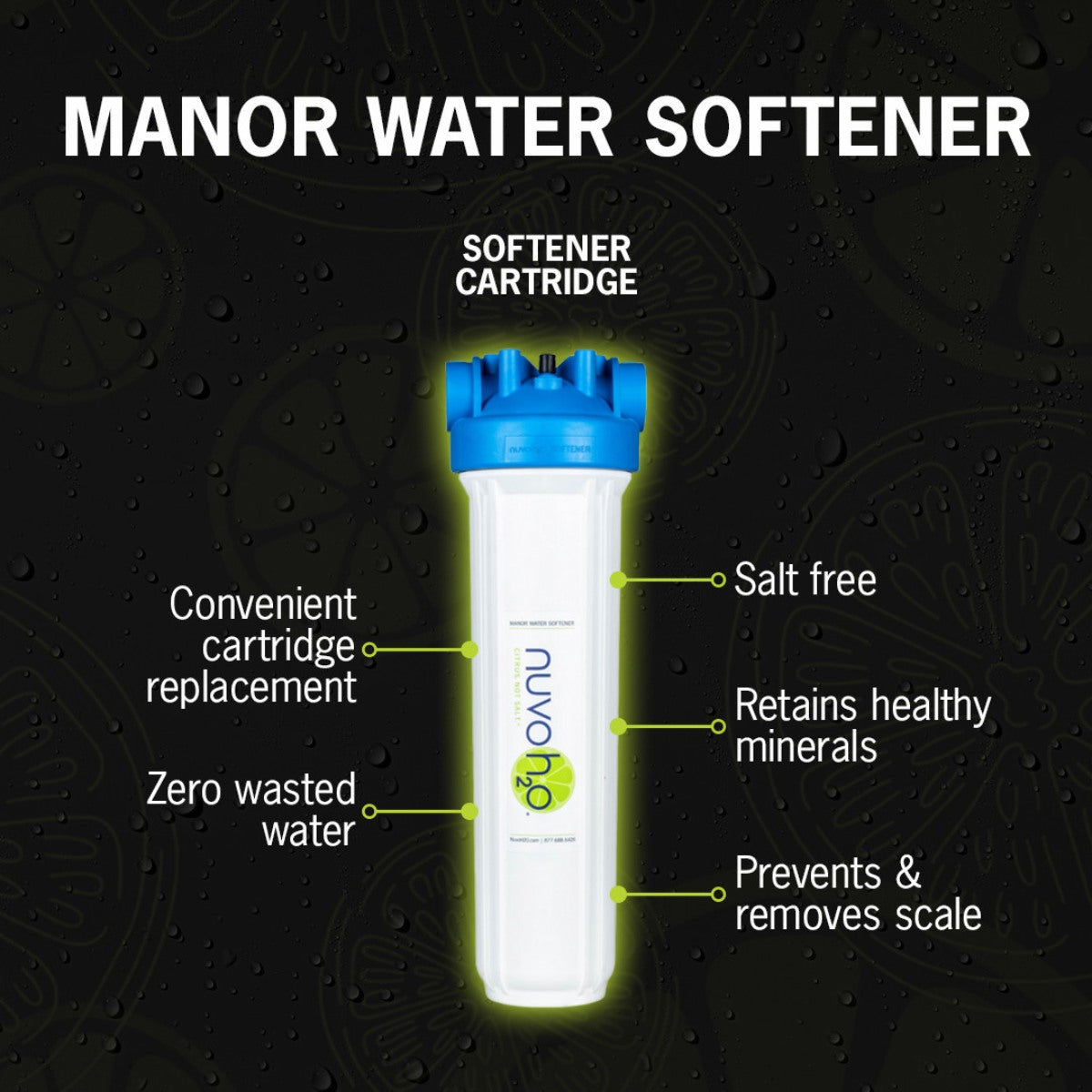 nuvoH2O Manor water softener salt free whole home system