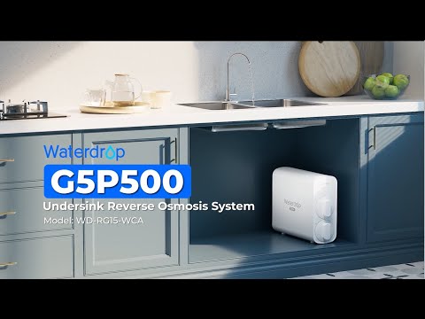 Waterdrop G5P500 Under Sink Reverse Osmosis System Product Video