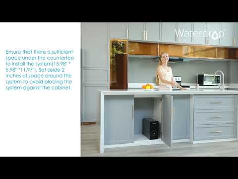 How to install Reverse Osmosis Water Filtration System D6 By Waterdrop